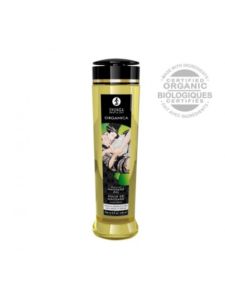Organiczny Olejek Do Masażu Natural Massage Oil Organica Aroma Free 240 Ml Shunga