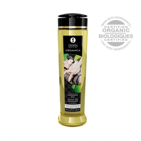 Organiczny Olejek Do Masażu Natural Massage Oil Organica Aroma Free 240 Ml Shunga