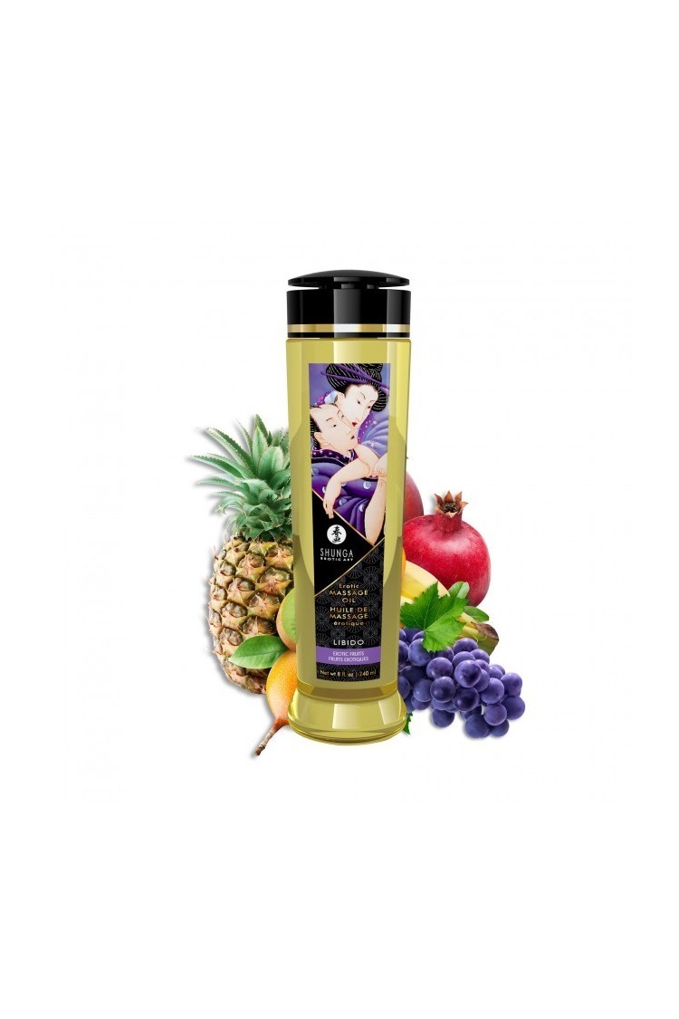 Olejek Do Masażu Erotic Massage Oil Libido / Exotic Fruits 240 Ml Shunga