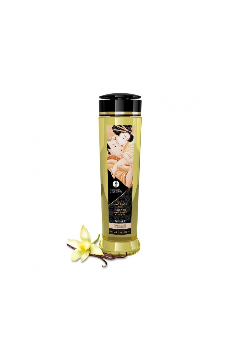 Olejek Do Masażu Erotic Massage Oil Desire / Vanilla 240Ml Shunga
