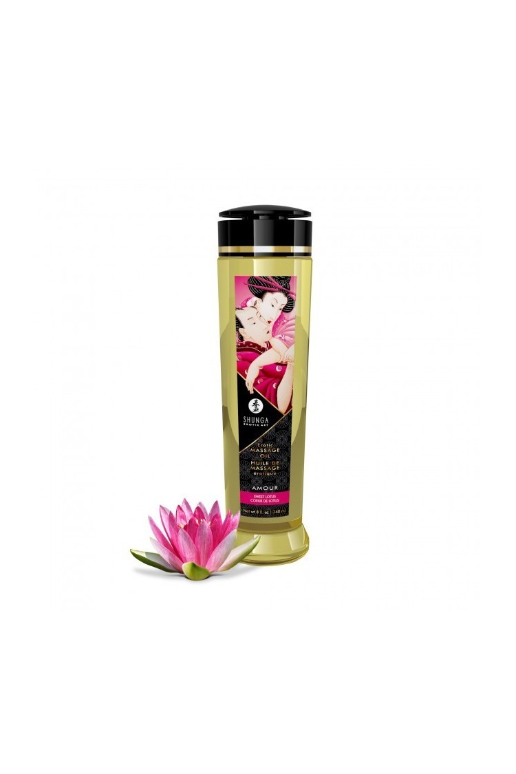 Olejek Do Masażu Erotic Massage Oil Amour / Sweet Lotus 240Ml Shunga