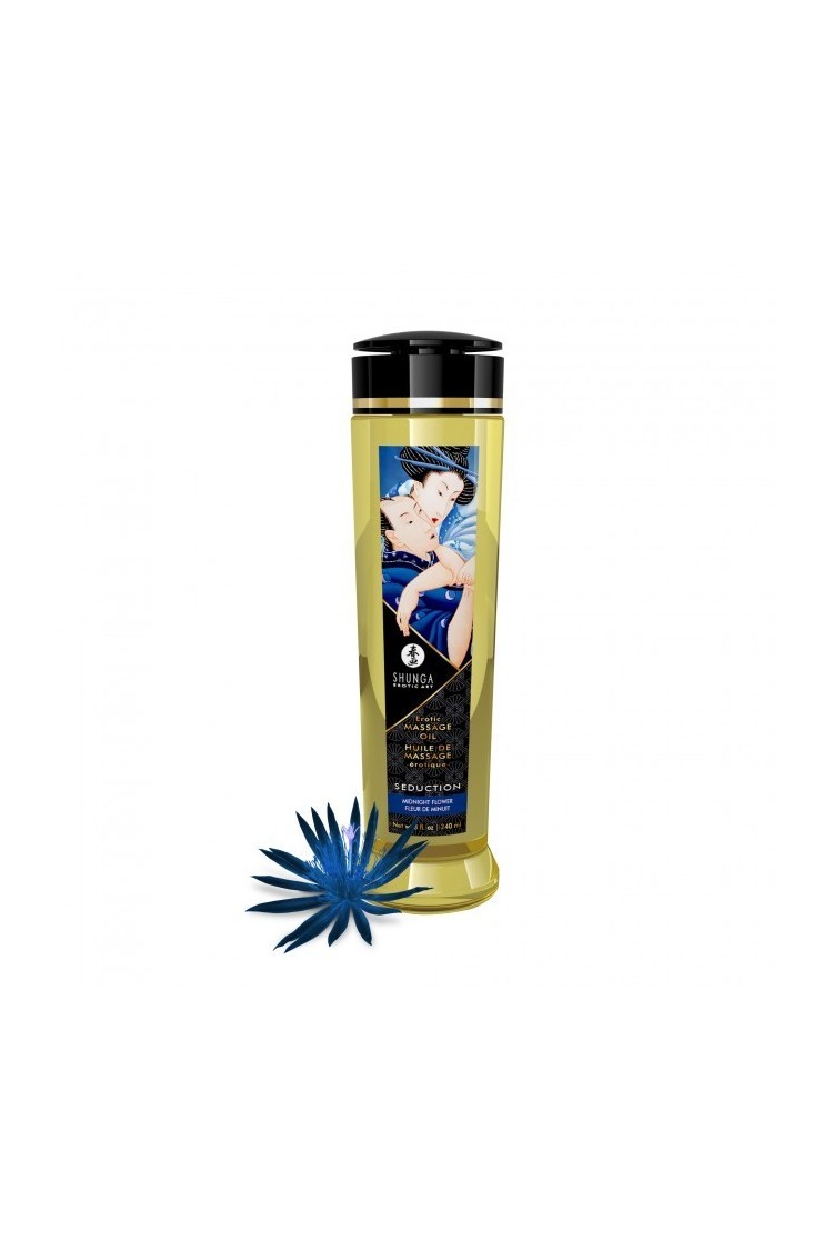Olejek Do Masażu Erotic Massage Oil Seduction / Midnight Flower 240Ml Shunga