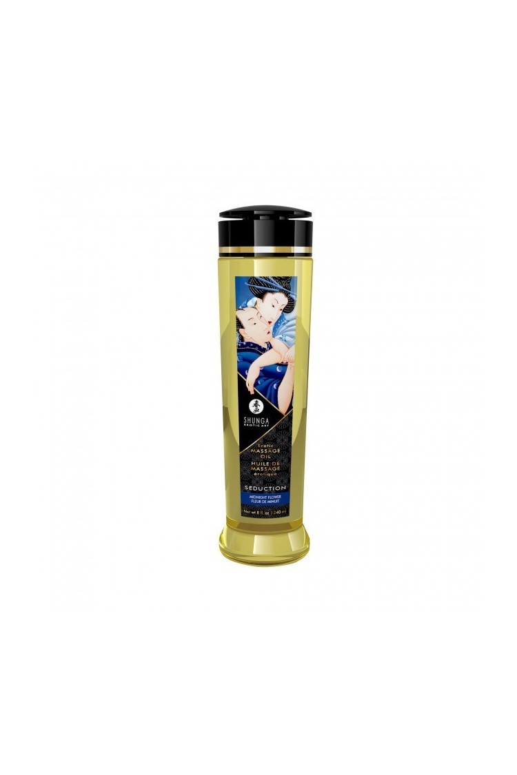 Olejek Do Masażu Erotic Massage Oil Seduction / Midnight Flower 240Ml Shunga