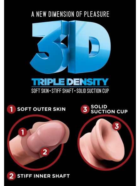 Plus 8' Triple Density Cock King Cock