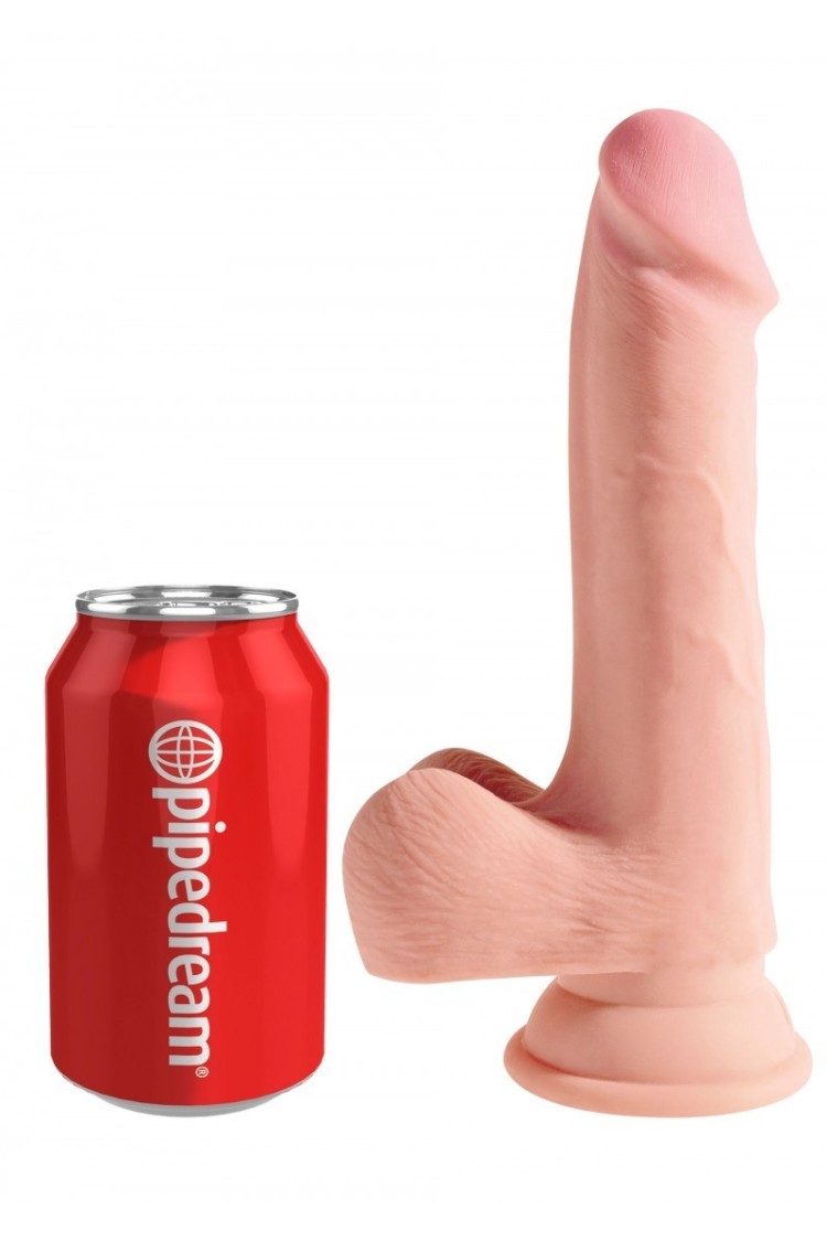 Plus 7,5' Triple Density Cock With Balls King Cock