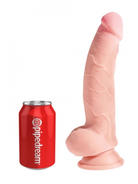 Plus 8' Triple Density Cock With Balls King Cock