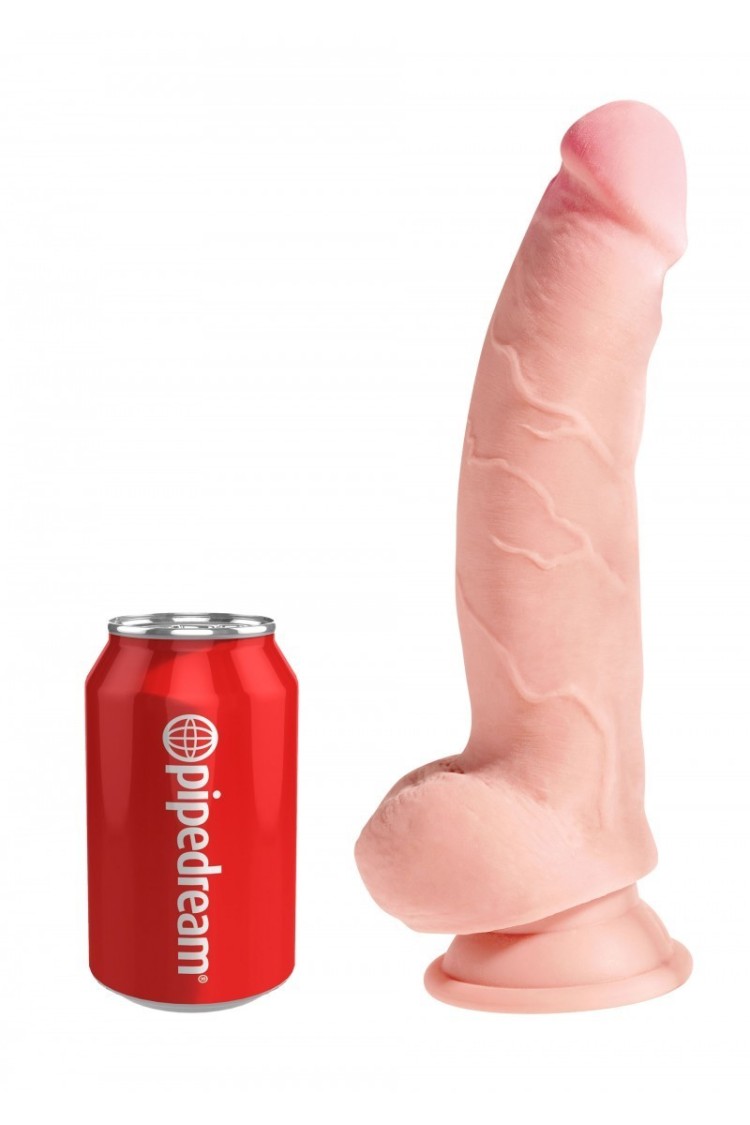 Plus 8' Triple Density Cock With Balls King Cock