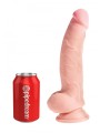 Plus 8' Triple Density Cock With Balls King Cock