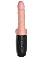 Wibrator z funkcją grzania i pchnięć Triple Threat King Cock Plus