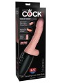 Wibrator z funkcją grzania i pchnięć Triple Threat King Cock Plus