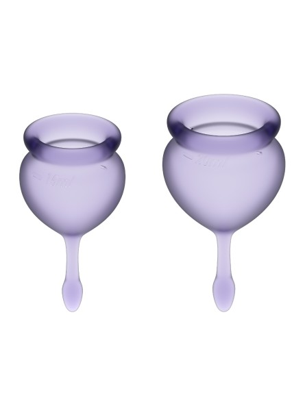 Kubeczki Menstruacyjne Feel Good Menstrual Cup Set Satisfyer