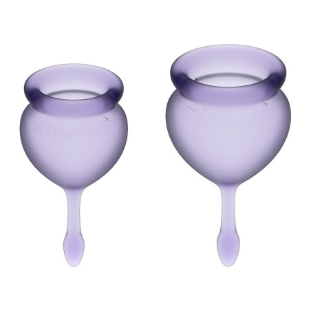 Kubeczki Menstruacyjne Feel Good Menstrual Cup Set Satisfyer