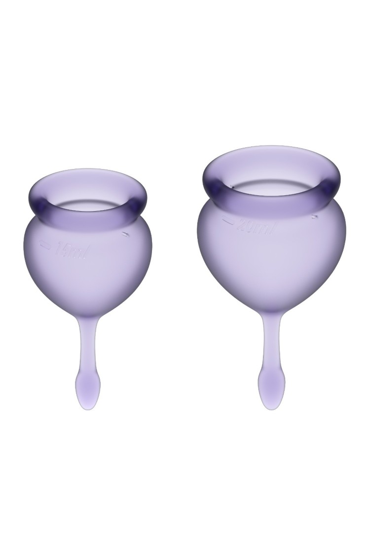 Kubeczki Menstruacyjne Feel Good Menstrual Cup Set Satisfyer