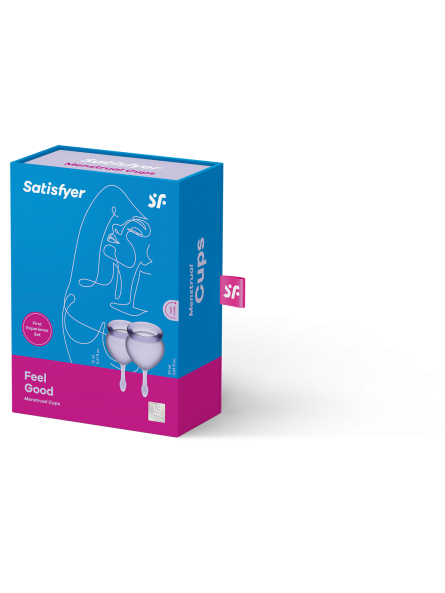 Kubeczki Menstruacyjne Feel Good Menstrual Cup Set Satisfyer
