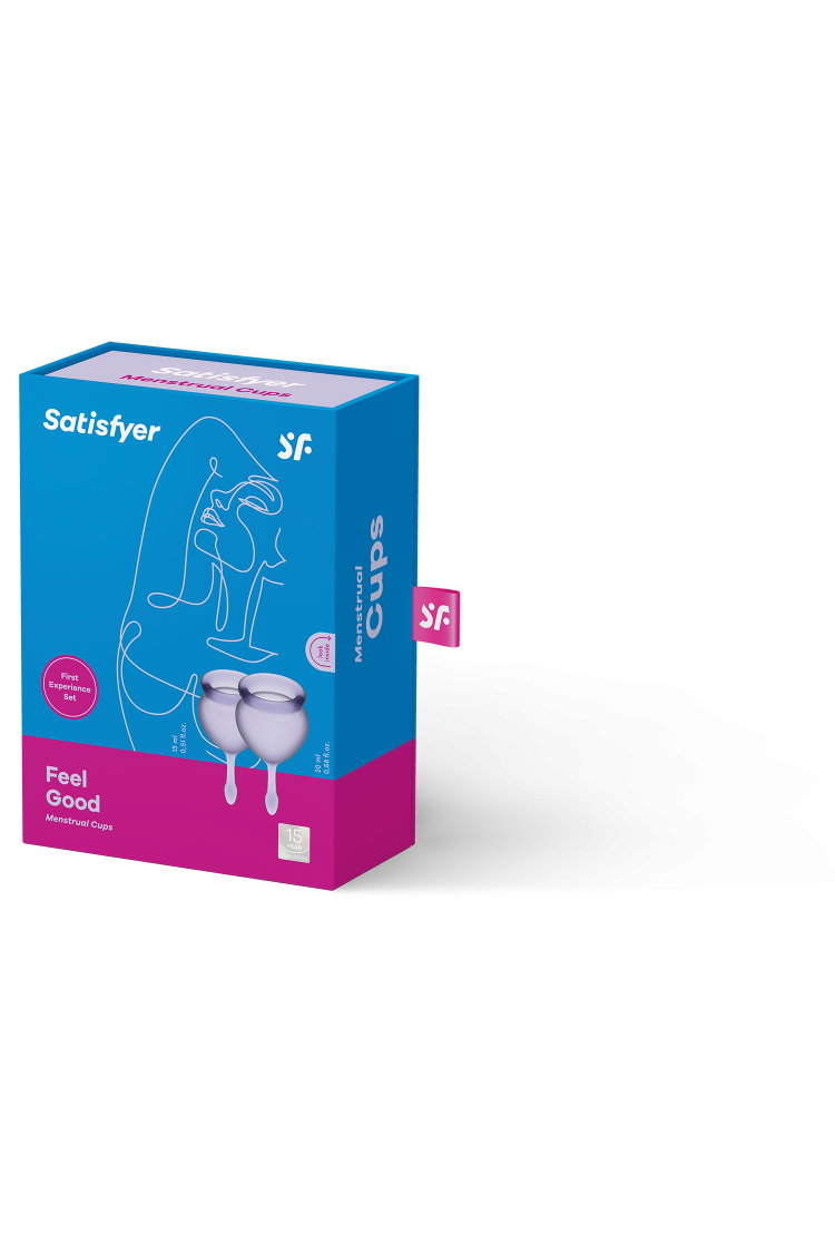 Kubeczki Menstruacyjne Feel Good Menstrual Cup Set Satisfyer