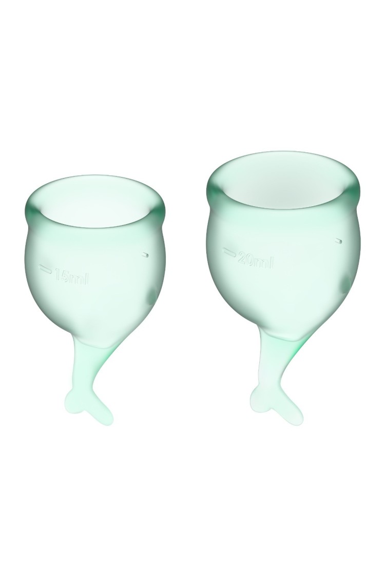 Kubeczki Menstruacyjne Feel Secure Menstrual Cup Set Satisfyer