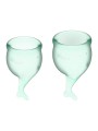 Kubeczki Menstruacyjne Feel Secure Menstrual Cup Set Satisfyer