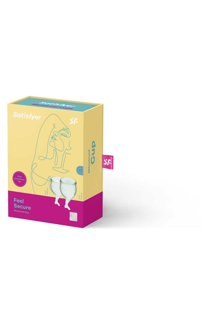 Kubeczki Menstruacyjne Feel Secure Menstrual Cup Set Satisfyer
