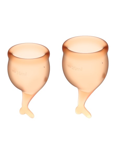 Kubeczki Menstruacyjne Feel Secure Menstrual Cup Set Satisfyer