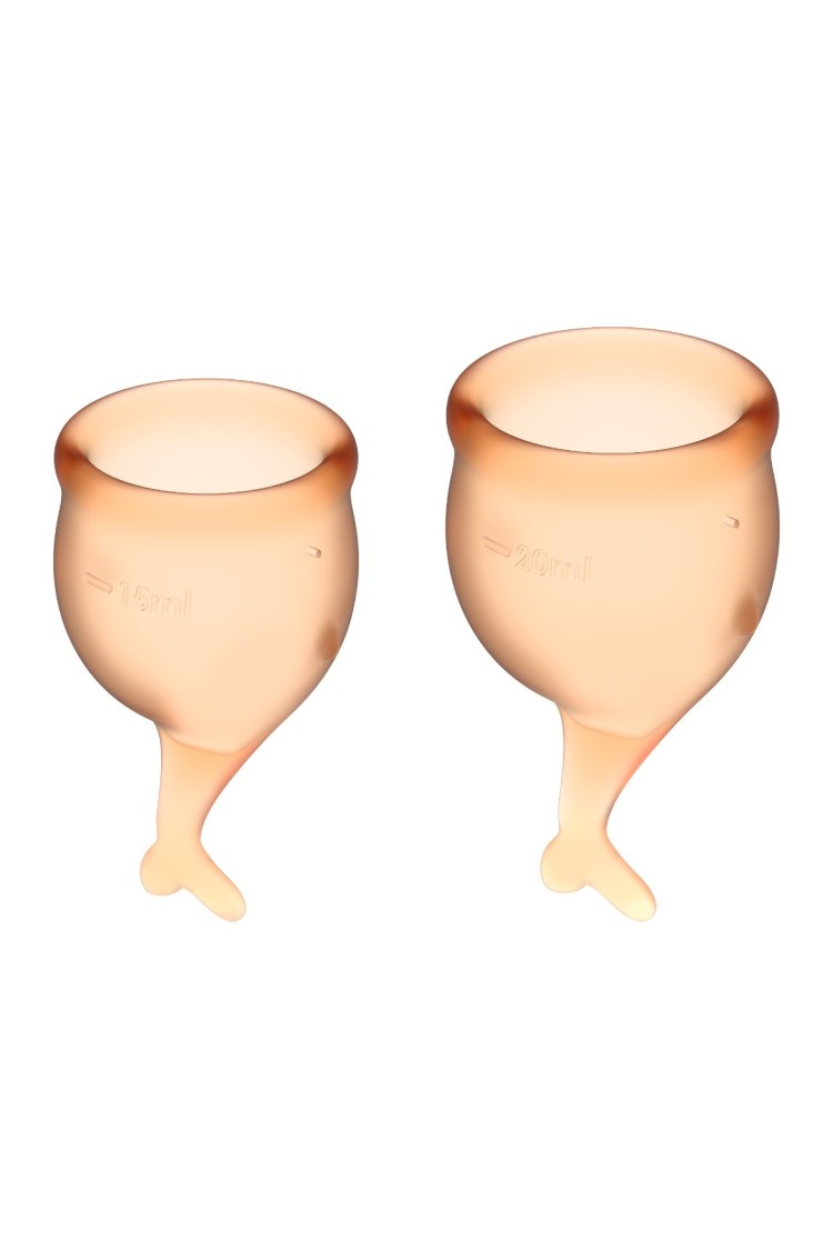 Kubeczki Menstruacyjne Feel Secure Menstrual Cup Set Satisfyer