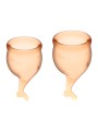 Kubeczki Menstruacyjne Feel Secure Menstrual Cup Set Satisfyer