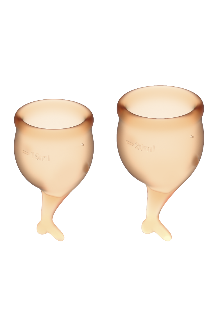 Kubeczki Menstruacyjne Feel Secure Menstrual Cup Set Satisfyer