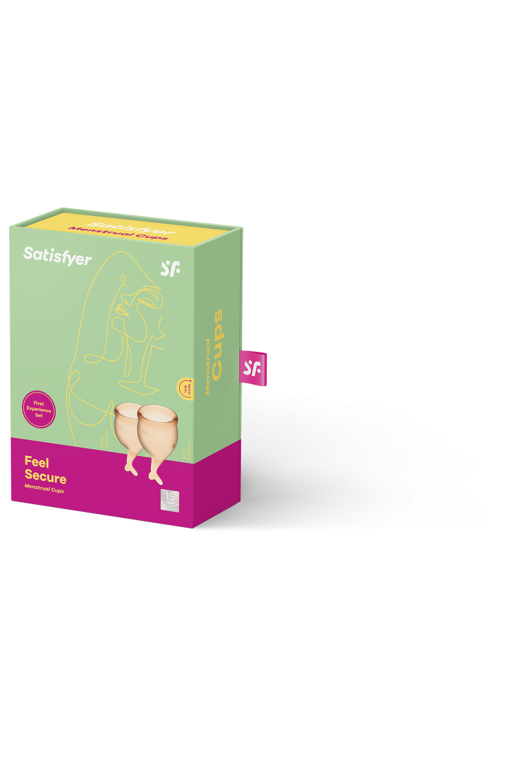 Kubeczki Menstruacyjne Feel Secure Menstrual Cup Set Satisfyer