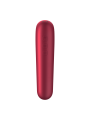 Stymulator łechtaczki z wibratorem Dual Love Red Satisfayer
