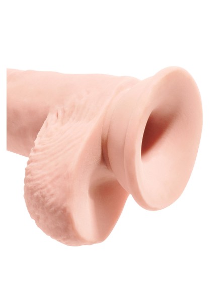 Realistyczne Dildo Z Przyssawką Triple Density Fat With Balls 10 Inch King Cock
