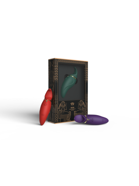 Wielofunkcyjny Wibrator Punktowy Hero Wine Red Zalo