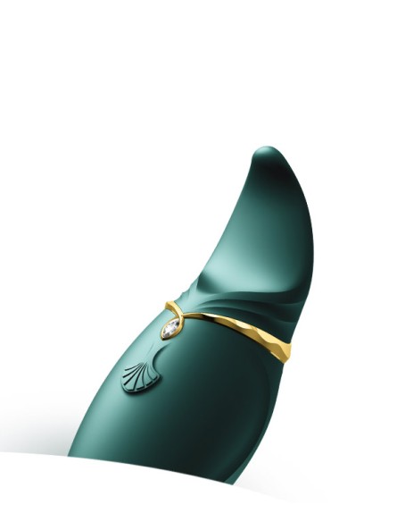 Wielofunkcyjny Wibrator Punktowy Hero Jewel Green Zalo