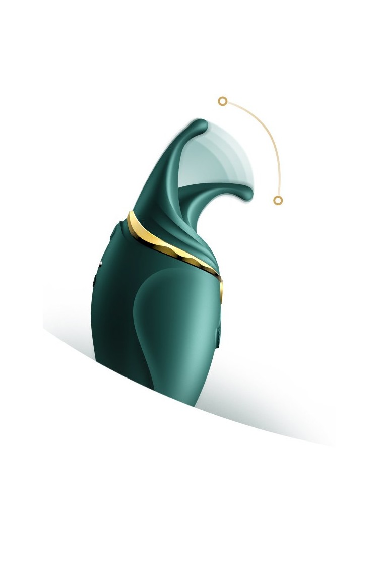 Wielofunkcyjny Wibrator Punktowy Hero Jewel Green Zalo