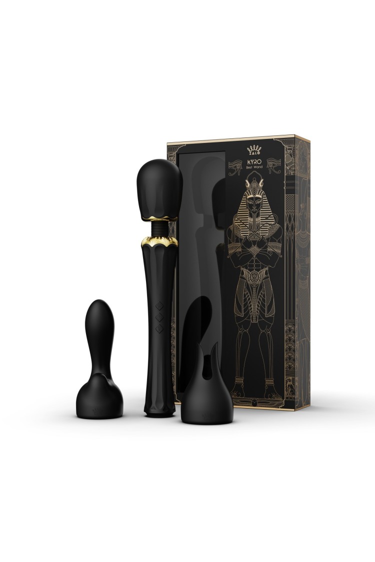 Wibrator Różdżka Kyro Obsidian Black Zalo