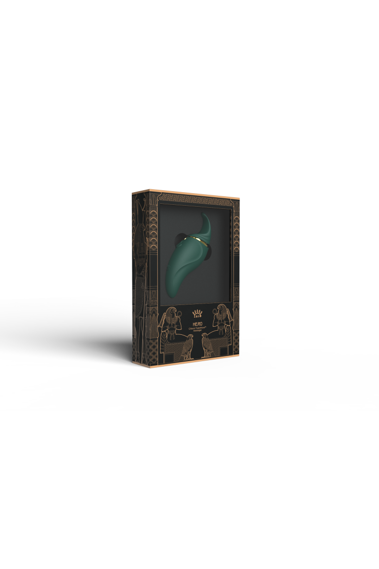 Wielofunkcyjny Wibrator Punktowy Hero Jewel Green Zalo