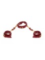 Kajdanki Na Ręce Z Obrożą D-Ring Collar And Wrist Cuffs Taboom