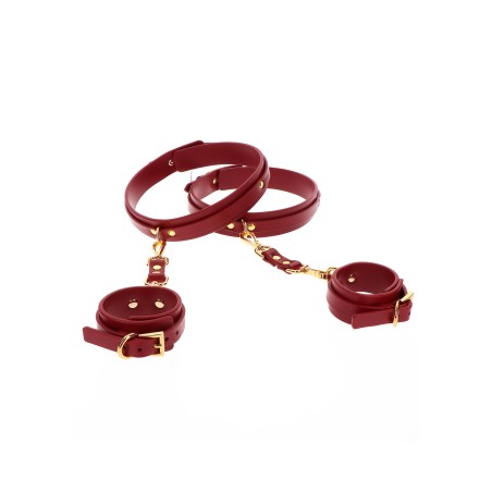 Kajdanki Na Ręce I Uda Wrist To Thigh Cuff Set Taboom