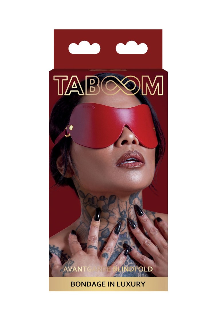 Wegańska Skórzana Opaska Na Oczy Avantgarde Blindfold Taboom