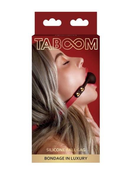 Knebel Z Wegańskim Paskiem Silicone Ball Gag Taboom