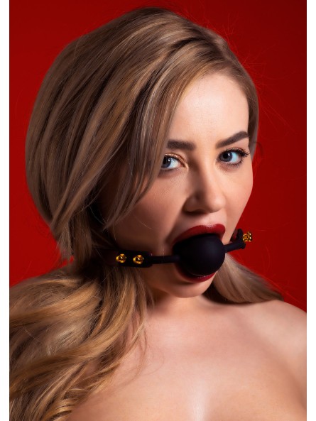 Knebel Z Wegańskim Paskiem Silicone Ball Gag Taboom
