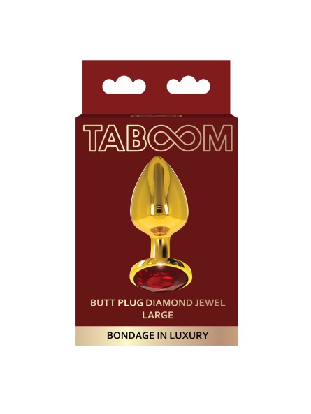 Korek Analny Butt Plug With Diamond Jewel L Taboom