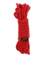 Lina Do Wiązania Bondage Rope 5 Meter 7 Mm Red Taboom
