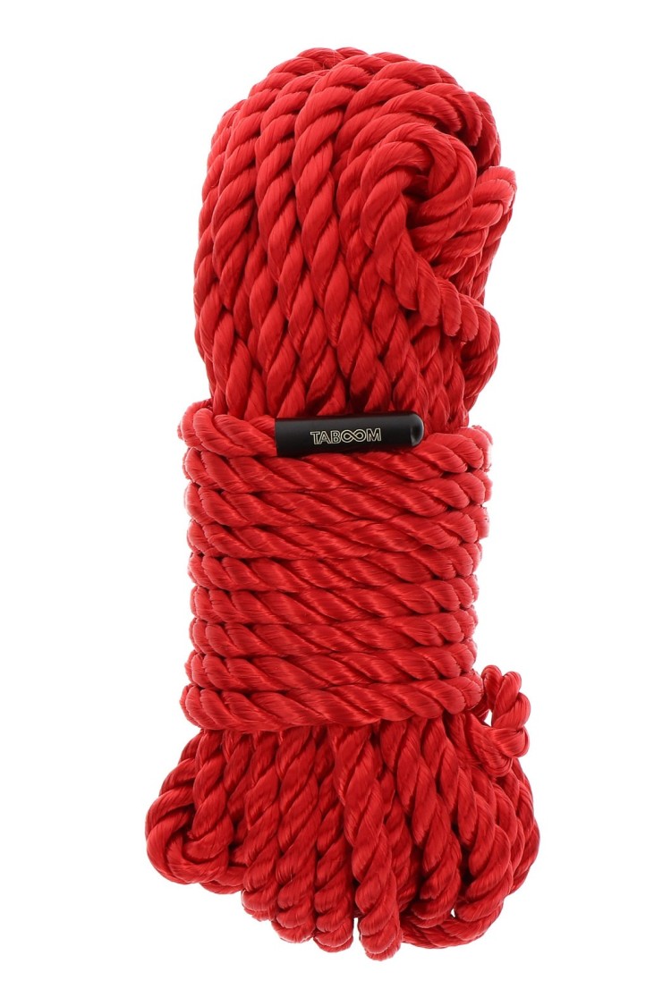 Lina Do Wiązania Bondage Rope 10 Meter 7 Mm Red Taboom