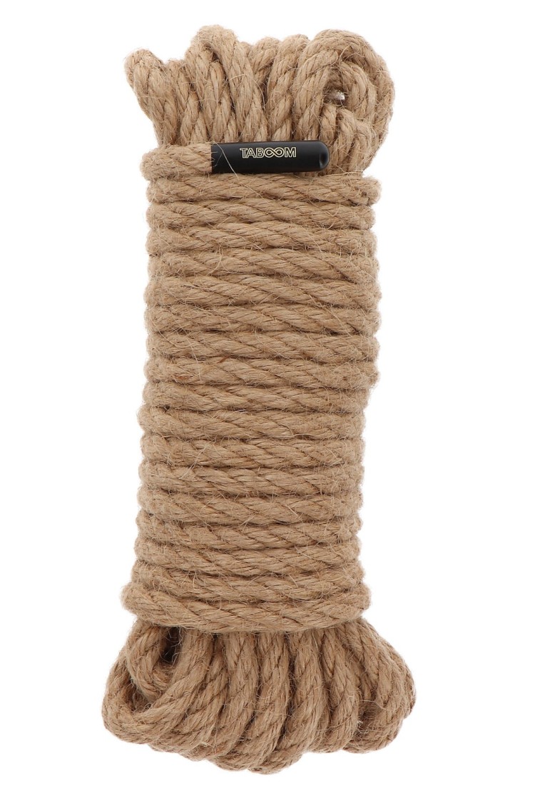 Konopna Lina Do Wiązania Hemp Rope 10 Meter 7 Mm Nude Taboom