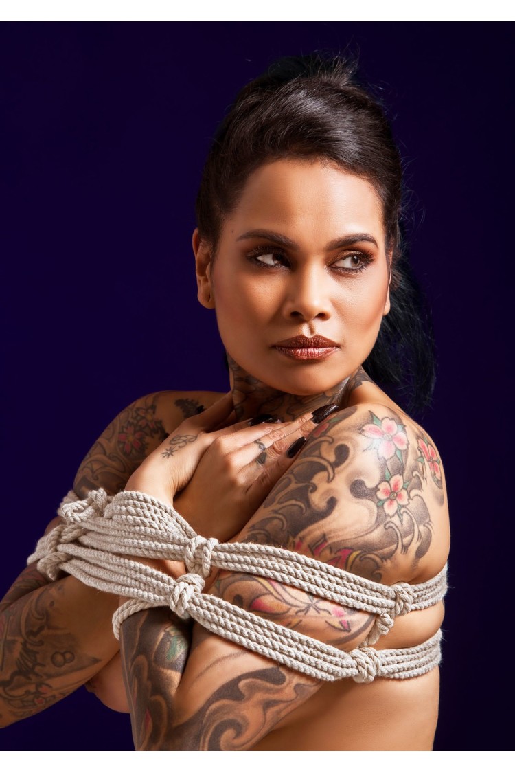 Konopna Lina Do Wiązania Hemp Rope 10 Meter 7 Mm Nude Taboom