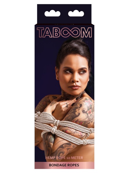 Konopna Lina Do Wiązania Hemp Rope 10 Meter 7 Mm Nude Taboom