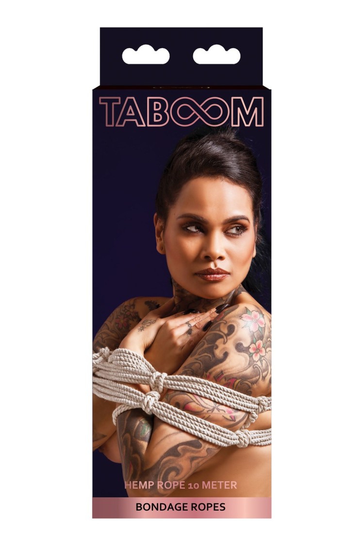 Konopna Lina Do Wiązania Hemp Rope 10 Meter 7 Mm Nude Taboom