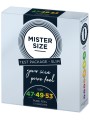 Zestaw 3 Prezerwatyw O Różnej Średnicy Testbox 47-49-53 3 Condoms Mister.Size