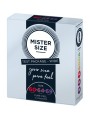 Zestaw 3 Prezerwatyw O Różnej Średnicy Testbox 60-64-69 3 Condoms Mister.Size