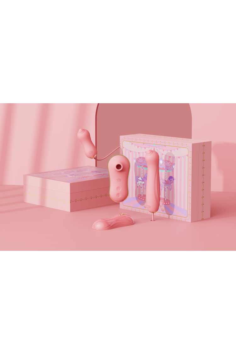 Zestaw Stymulatorów Unicorn Set Strawberry Pink Zalo