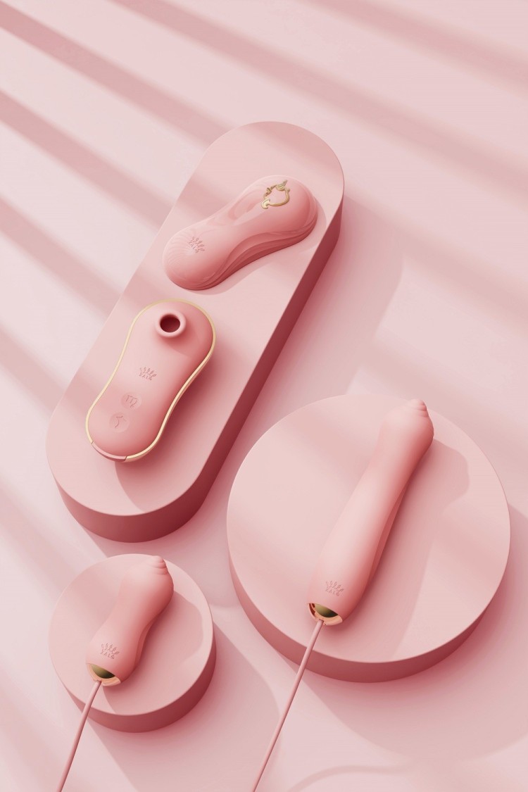 Zestaw Stymulatorów Unicorn Set Strawberry Pink Zalo